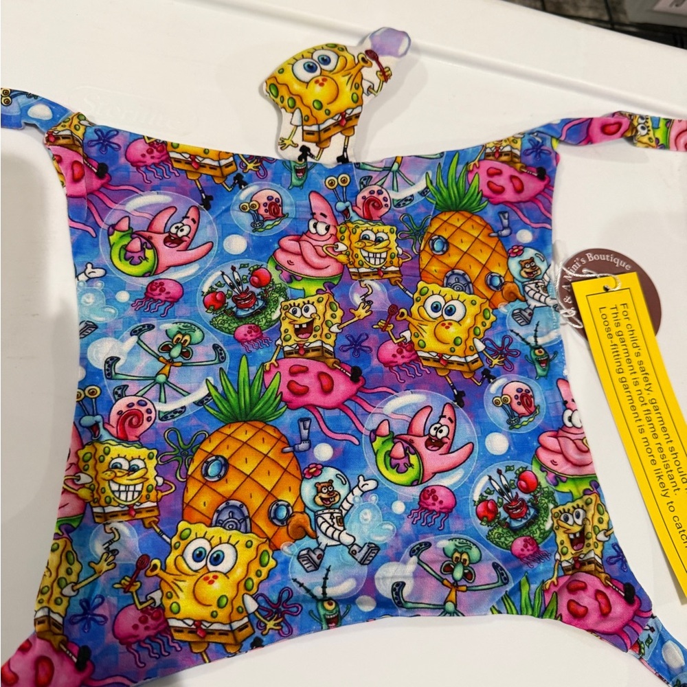SpongeBob SquarePants bamboo baby lovey NWT